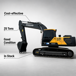 รถขุดมือสอง VOLVO EC290 ขนาด 29 ตัน รถขุดขนาดใหญ่ แรงขุดทรงพลัง ห้องโดยสารสะดวกสบาย สำหรับงานก่อสร้างและเหมืองแร่ คุณภาพสูง - Product Image 1