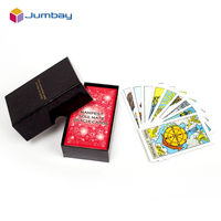 Taille personnalisée Numéro de couleur Pind Rouge Noir Grande idée originale Créer mon propre jeu de cartes de tarot