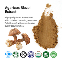 Amulyn Bulk Agaricus Blazei Murrill Poeder 10:1 Verhouding Extract Ruw Braziliaans Paddenstoel Fruitlichaam Rechtstreeks Poeder