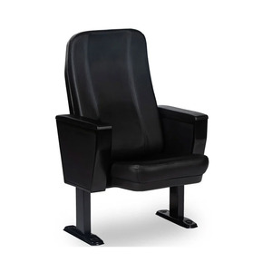 강당 의자 빨간색 독립형 베이스 영화관 의자 - Product Image 1