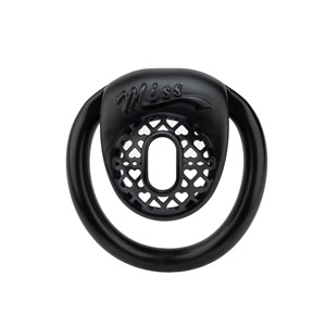 Gabbia di castità maschile in resina a rete serie Miss, rosa, con blocco micro-pene invertito, cintura, sex toy per uomini - Product Image 5