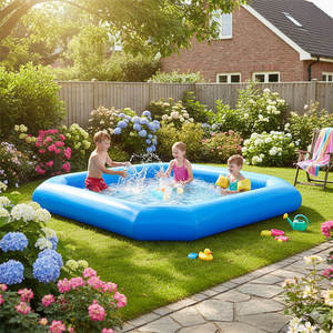 <span class=keywords><strong>Piscina</strong></span> Inflable de PVC de Alta Calidad Keyubo de 3*3*0.3m con Dimensiones Personalizadas, Resistente a los Rayos UV y Duradera para Uso Familiar y de Niños - Product Image 4