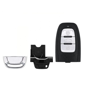 Keydiy vỏ chìa khóa từ xa KD Audi Q5 phong cách thông minh vỏ chìa khóa xe (3 nút) Chất liệu ABS màu đen - Product Image 4