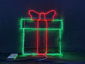 장식 크리스마스 분위기 조명 2025 LED 모델 네온 그물 빨간 침실 방 레이아웃 벽걸이 전자 표지판 창조적 인 예술 - Product Image 5