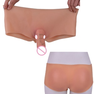 SXXY Realistic Silicone <b>Dildo</b> Pants Skin Feeling Solid Penis <b>Dildo</b> Pants Strap on Panties Sex Toy for Couples Lesbian - Product Image 2