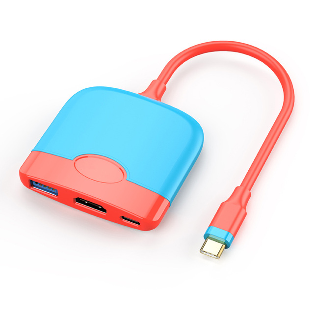 Portable Switch Dock USB-C Type-C to HD-MI Converter USB Video Charging Charger TV Adapter for Nintendo Switch Docking Station