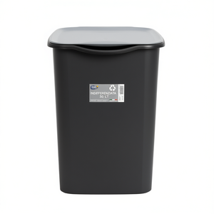 Indifferenziata 50 Lt Grey PP Recycling Storage <b>Bucket</b> <b>with</b> <b>Lids</b> - Product Image 3