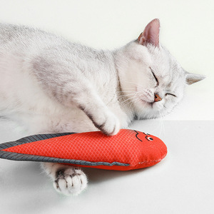 Juguete Masticable de Hierba Gatera con Forma de Pez para Gatos, Juguete para Eliminar el Aburrimiento, Tamaño Mediano, Empaque en Bolsa de Polietileno, Origen Zhejiang - Product Image 2