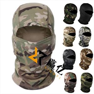 Winter Cagoule Masque De Hood Knitted Black 3 Hole Ski Cagoul Mask Balaclava Bike Full Face Cover Party Masks - Product Image 2