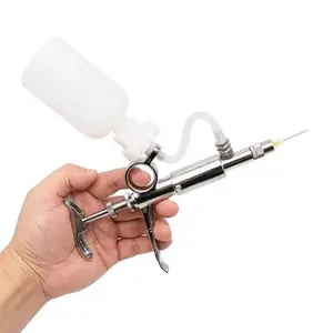 2ml 5ml pistola automatica vaccino medicina siringa pollo anatra maiale pecora pistola per iniezione veterinaria