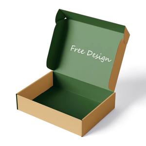 صندوق تغليف هدايا من الورق المقوى القابل لإعادة التدوير بشعار وردي، صندوق للأحذية والملابس، صندوق شحن ورقي للأعمال الصغيرة - Product Image 6