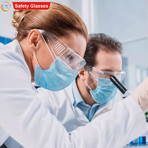 Z87 نظارات السلامة الصناعية <span class=keywords><strong>ANSI</strong></span> نظارات السلامة في العمل من البلاستيك الشفاف لحماية العين للبناء EN our معايير السلامة المصنوعة - Product Image 4