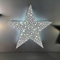 Lettres en relief 3D personnalisées en LED, lettres en métal illuminées dorées avec logo couronne pour l'image de marque de la devanture de magasin