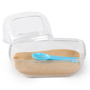 Bucatstate, venta al por mayor, transparente, gran espacio, acrílico, hámster, contenedor de baño, baño para mascotas pequeñas - Product Image 3