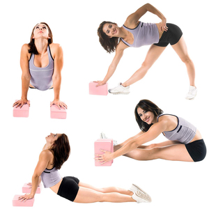 Exercices à la maison Améliorer <span class=keywords><strong>L</strong></span>'équilibre de <span class=keywords><strong>L</strong></span>'aide Durable EVA Bloc de Yoga - Product Image 5
