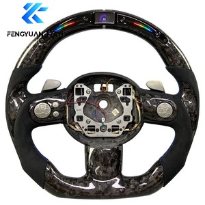 Volant de voiture en fibre de carbone pour <span class=keywords><strong>Mini</strong></span> JCW R56 F56 F54 F55 F60 Cooper S Sport 2017 2018 2019 2020 <span class=keywords><strong>2021</strong></span> 2022 sans airbag - Product Image 2