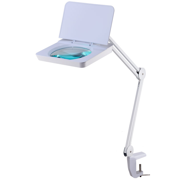 9008LED-189 приглушаемое увеличительное стекло, лампа для ресниц с накладными ресницами, светодиодное косметическое оборудование, Складная Настольная Лампа