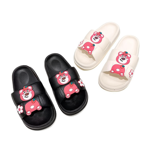 Ciabatte Cartoon Fex10 Nere e Bianco Sporco Taglia 36-41 con Suola Antiscivolo in EVA per l'Estate e la Casa - Product Image 1