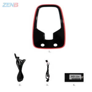 Les lumières de lecture pour Audi <span class=keywords><strong>A4</strong></span>, A5, A6, A7, Q7 et Q8 fonctionnent en concert avec les lumières d'ambiance d'origine. - Product Image 2