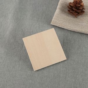 Tarjeta postal de madera grabada con láser de 150x100 mm al por mayor, tarjeta de madera sin terminar de forma rectangular para manualidades - Product Image 2