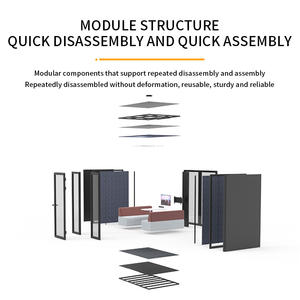 Cabina de oficina telefónica personalizable, cabina de oficina para reuniones a prueba de sonido, cápsulas de espacio de trabajo privado, cabina insonorizada en vivo - Product Image 5