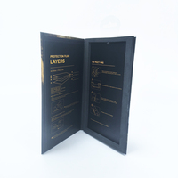 Boîte d'emballage en verre 3D pour téléphone portable électronique intelligent, boîte en carton rigide personnalisée avec impression UV, logo, film trempé, boîte en papier