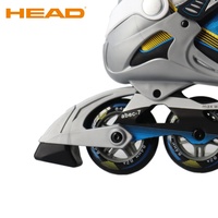 Patins à roulettes en ligne professionnels pour adultes HEAD avec roulements ABEC-7, 4 roues, pour slalom en extérieur, matériaux en PU, maille, cuir ou tissu