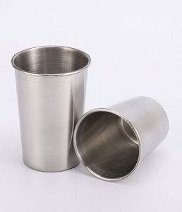 Reusable Stainless Steel Beer <b>Custom</b> Logo Coffee Mug Outdoor Single Wall Water Juice Cold Drink <b>Cup</b> - Product Image 3