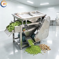 Décortiqueuse commerciale de pois frais et de fèves, machine à décortiquer/éplucher les pois