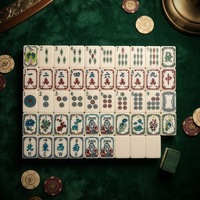 Nouvel ensemble de mahjong américain de luxe en acrylique vert Beimu de 160 pièces, jeux de divertissement et cadeaux pour amis, table de mahjong