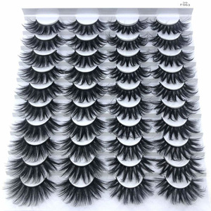 Factory Wholesale Custom Logo Private Label Lashbox Fake Lashes Vendor 5d 25mm 3d Mink Eyelashes With Customized Packaging Box