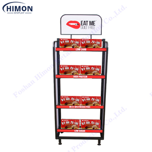 Đa Mục Đích Bán Lẻ Khuyến Mại Cho Thị Trường Đứng Đồ Ăn Nhẹ Kẹo Dây Giỏ Trên Bánh Xe Hiển Thị Đơn Vị Giá - Product Image 5