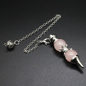 <span class=keywords><strong>Pendules</strong></span> en cristal améthyste guérison Quartz pendule pendentifs spirituels accessoires d'équilibrage d'énergie outils de <span class=keywords><strong>radiesthésie</strong></span> de Divination - Product Image 5