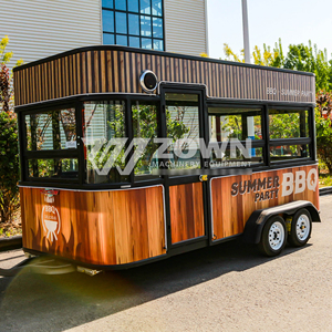 ZOWN Customized Electric Traction Tricycle Food Cart <b>Concession</b> Ice Cream Hot Dog Coffee Mobile Food Vending Carts 2-Year - Product Image 1