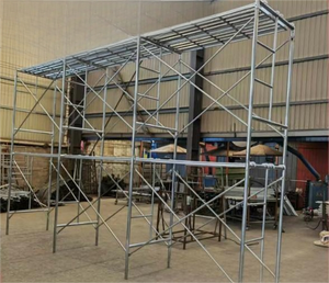 Стальной бренд, оптовая продажа, Промышленный регулируемый по высоте, мобильные строительные леса, уплотненные стальные 200 фунтов - Product Image 2