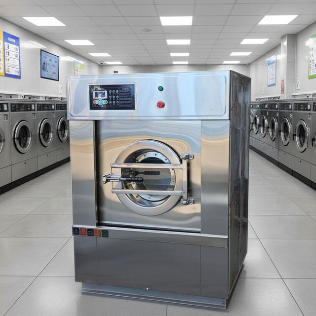 Industrial Grade Full Automatic Laundry Washing Machine Heavy Duty Stainless Steel Drum for Hospital and Hotel Laundry