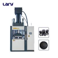 Machine de moulage par compression automatique PLC de conception d'ingénieurs européens pour pièces en caoutchouc épaisses de grande taille