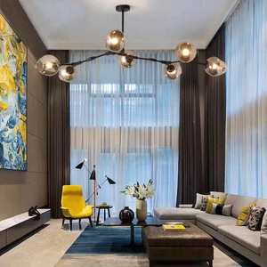 Lámpara de Techo Moderna con Ramas, Estilo Nórdico, Color Gris Humo, con Esferas de Cristal, para Sala de Estar - Product Image 5
