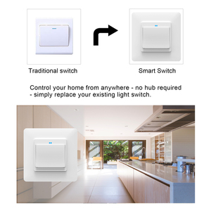 Interrupteur mural intelligent Wifi Zigbee avec bouton, micrologiciel Tasmota Flash pour chipset <span class=keywords><strong>Espressif</strong></span> <span class=keywords><strong>ESP8266</strong></span> ESP32, interrupteur lumineux intelligent personnalisé Tooya - Product Image 6