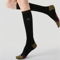Chaussettes de compression pour femmes personnalisables, yoga, randonnée, cyclisme, course à pied, saut à la corde, soutien du mollet, amincissantes, chaussettes de sport