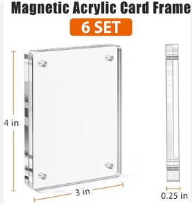 Cornice Espositiva Premium in Acrilico Trasparente con Protezione UV per Carte Collezionabili Pokémon TCG Gradate - Product Image 2