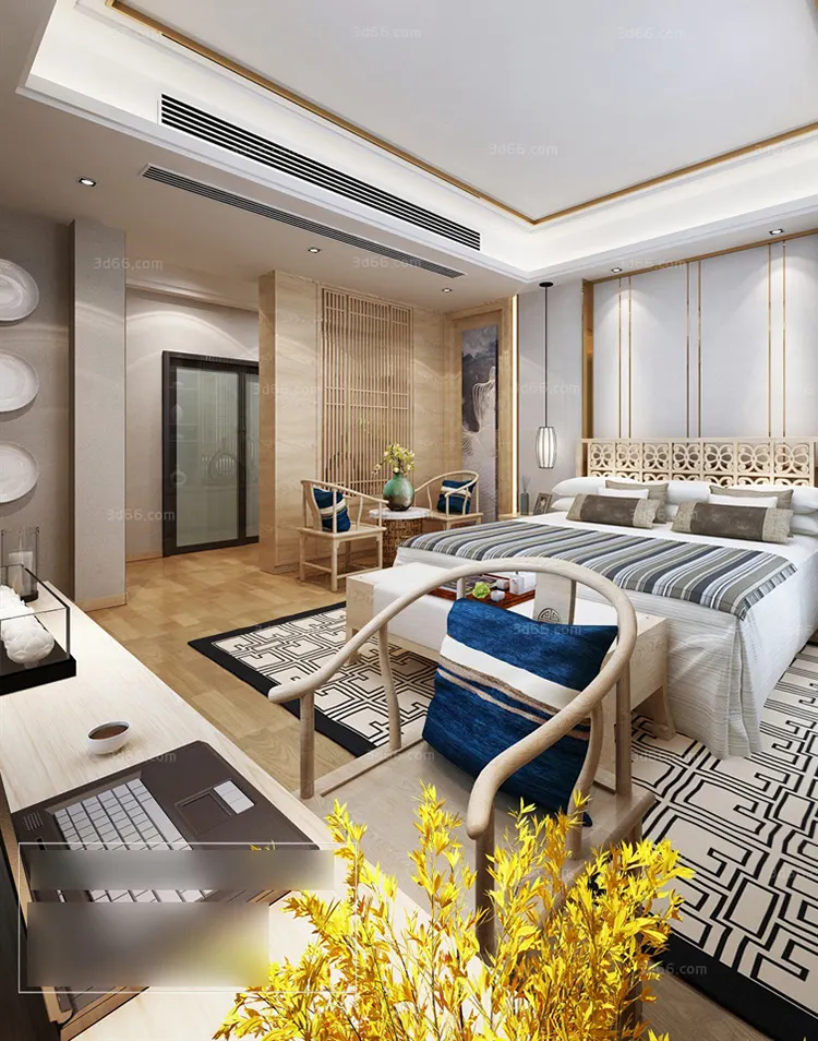 Conjunto de móveis estilo chinês para quarto, conjunto de móveis com 5 estrelas para hotel e lobby