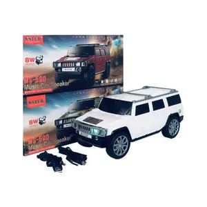 WS-590 סיטונאי אלחוטי רכב רמקול לילדים עם רדיו FM/TF/USB/AUX חיצוני אלחוטי רכב צעצוע רכב רמקול