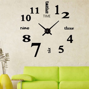 Frameless 2022 Latest Contemporary Clear Acrylic Quartz Needle Wall <strong>Clock</strong> <strong>DIY</strong> 3D for Living Room Bedroom - Product Image 2