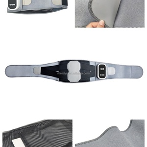 Ceinture de massage lombaire sans fil réglable avec compresse chaude, chauffante, amincissante et brûle-graisse pour le ventre, et masseur de genou - Product Image 6