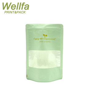 <span class=keywords><strong>Doypack</strong></span>-Bolsa Biodegradable De Papel <span class=keywords><strong>Kraft</strong></span> con estampado personalizado, Bolsa ecológica para embalaje De ventana, con cremallera - Product Image 5