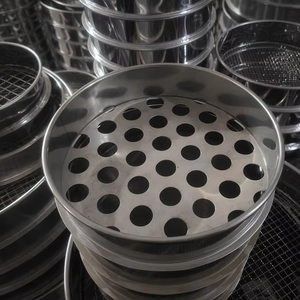 10 micron lưới phòng thí nghiệm kiểm tra Sàng thép không gỉ đục lỗ Tấm dệt Kỹ thuật hàn Trung Quốc Nhà cung cấp cho đất thử nghiệm - Product Image 5