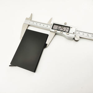 Portefeuille <span class=keywords><strong>porte</strong></span>-cartes <span class=keywords><strong>rigide</strong></span> personnalisé avec logo, prix le plus bas, pour <span class=keywords><strong>homme</strong></span> et femme, fin, en aluminium, avec blocage RFID - Product Image 3