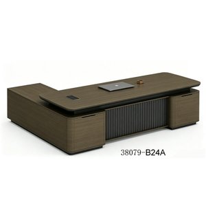 Escritorio Ejecutivo Moderno de Madera con Gabinete de Almacenamiento 38079-B36A, Muebles de Oficina Independientes - Product Image 2