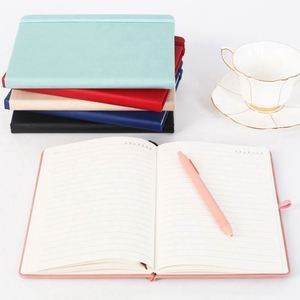 Personalized Promotional Customized Hardcover Debossed Lined <b>Journal</b> Notebook Binding Elastic Strap Book With Logo - Product Image 5